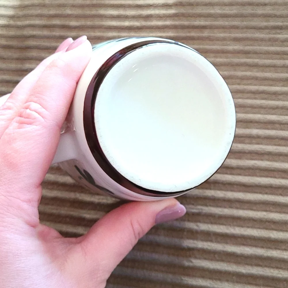 Pier 1 Imports Floral Painted coffee mug